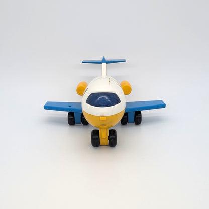 Airplane White/Yellow/Blue - Fisher Price Little People