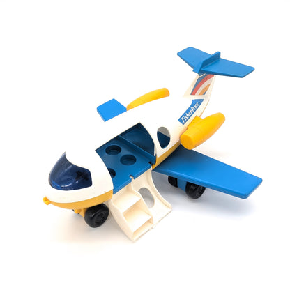 Airplane White/Yellow/Blue - Fisher Price Little People