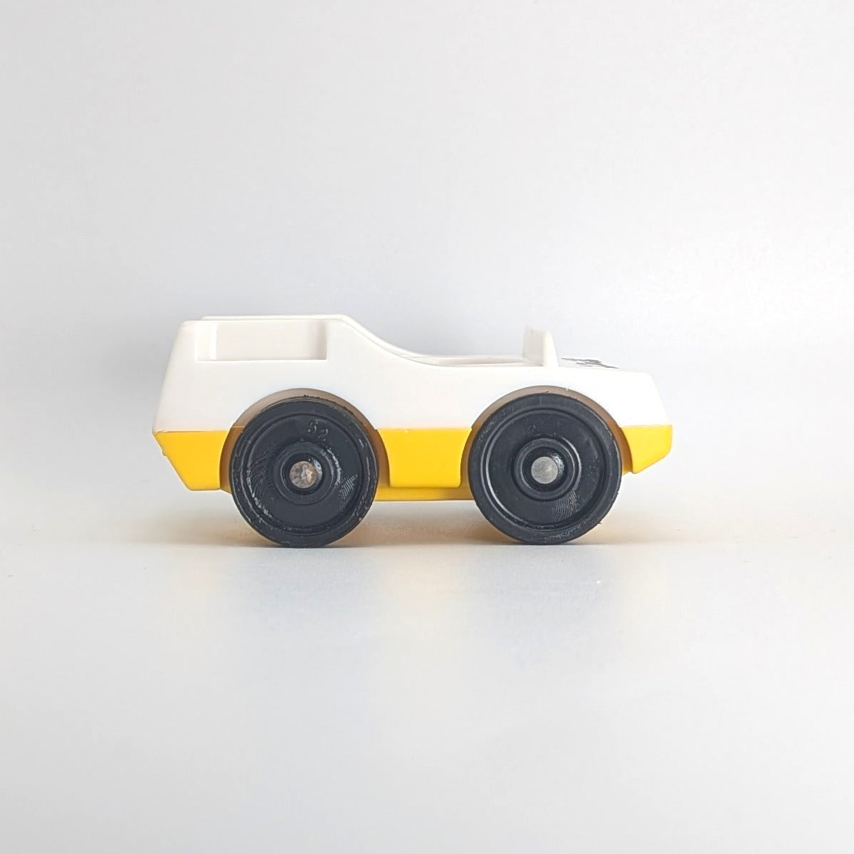Taxi Cab White/Yellow - Fisher Price Little People