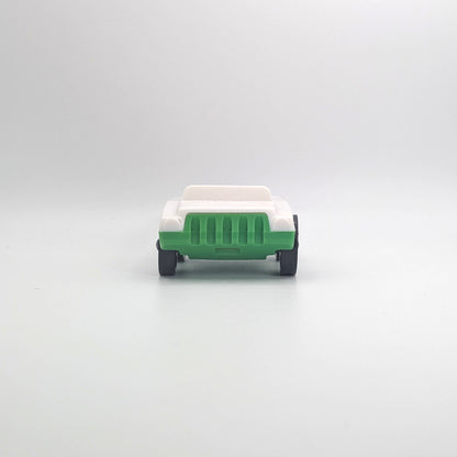 1‑Seat Car White/Green - Fisher Price Little People