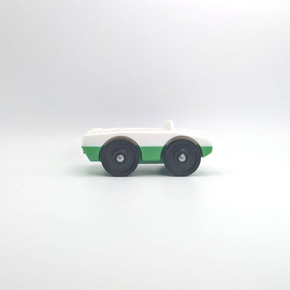 1‑Seat Car White/Green - Fisher Price Little People
