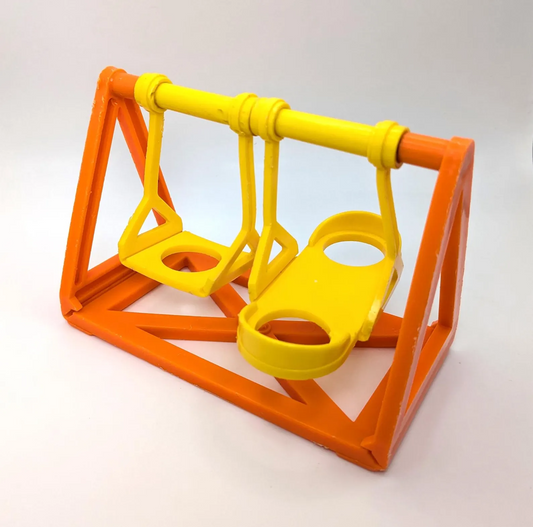 Swing Set Orange/Yellow - Fisher Price Little People