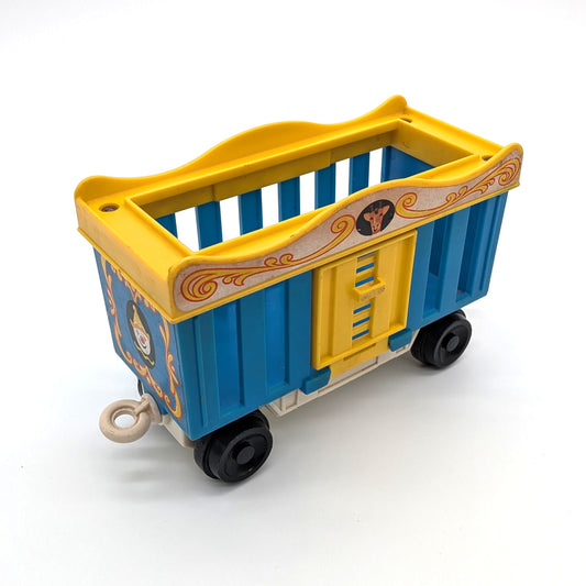 Train Cage Car Blue/Yellow - Fisher Price Little People