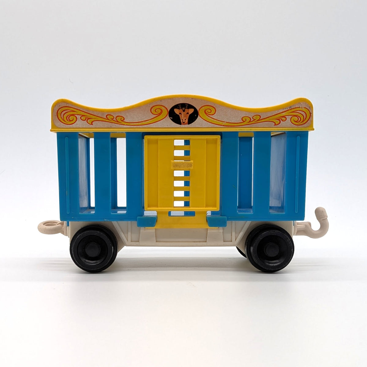 Train Cage Car Blue/Yellow - Fisher Price Little People