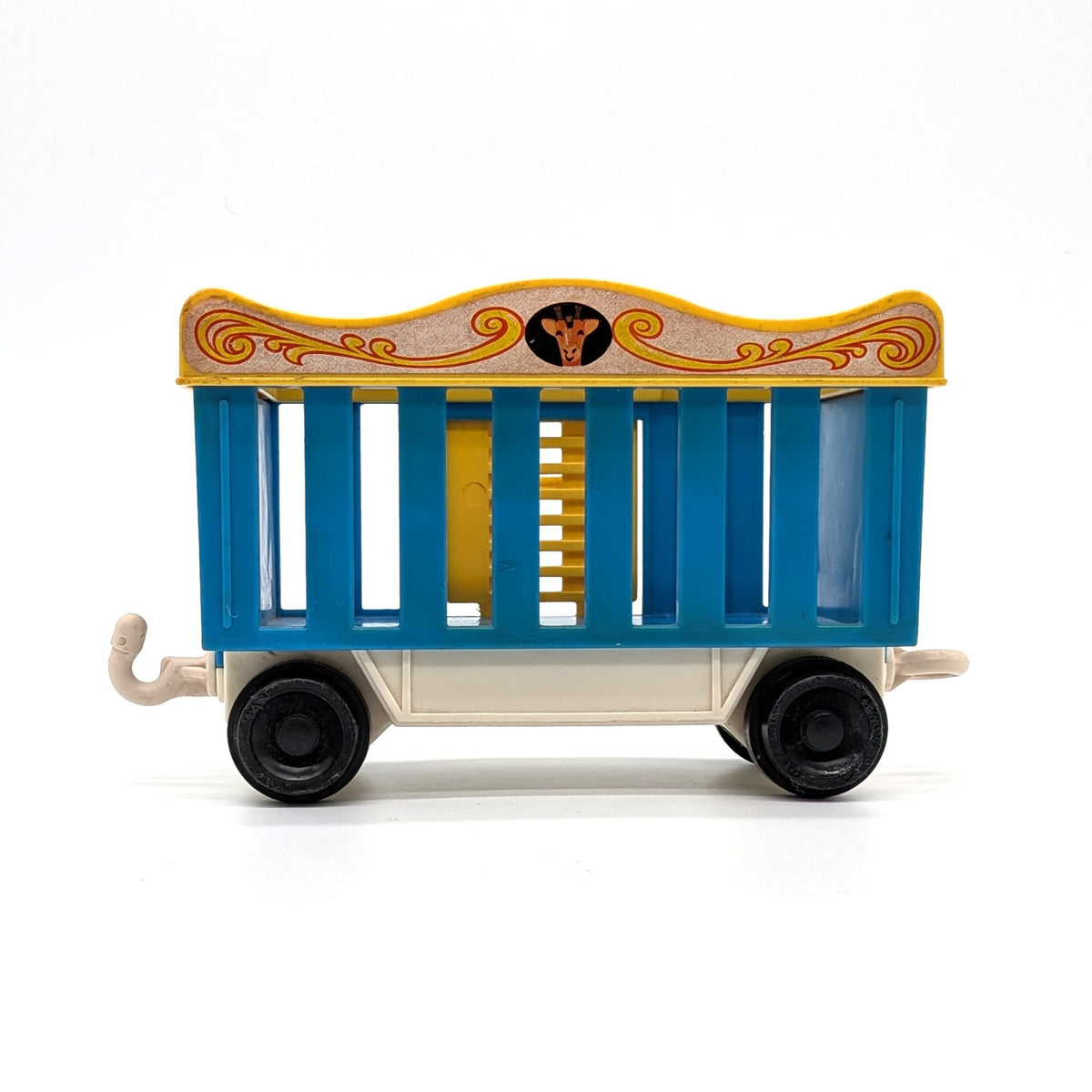 Train Cage Car Blue/Yellow - Fisher Price Little People