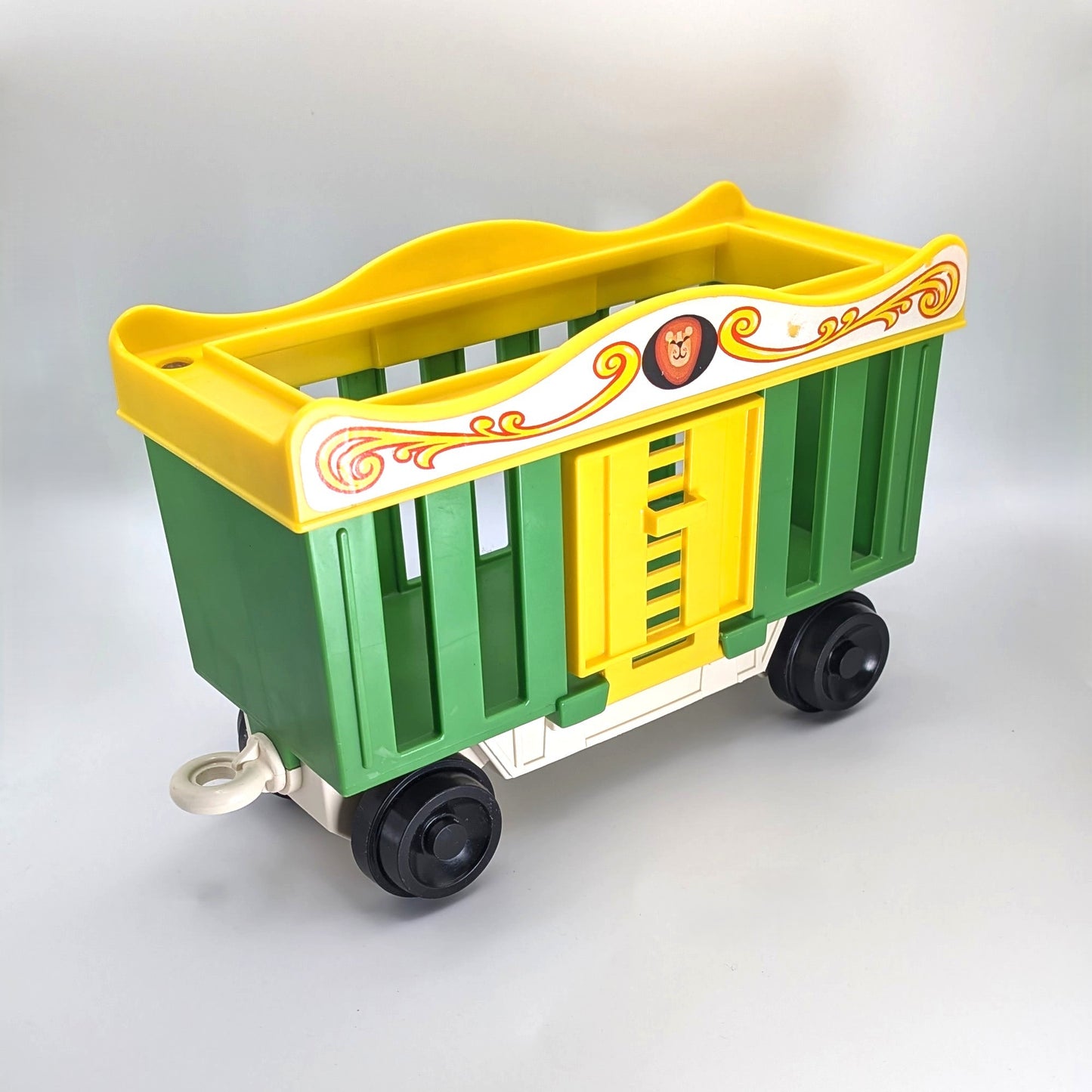 Train Cage Car Green/Yellow - Fisher Price Little People
