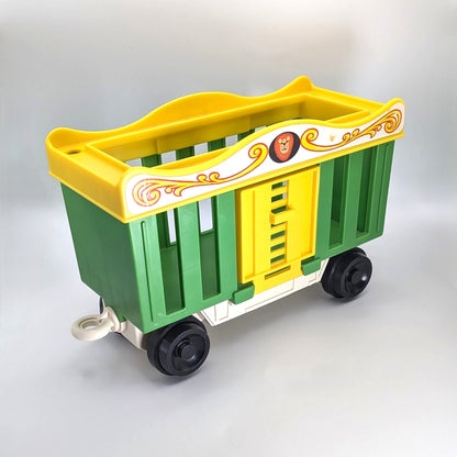 Train Cage Car Green/Yellow - Fisher Price Little People