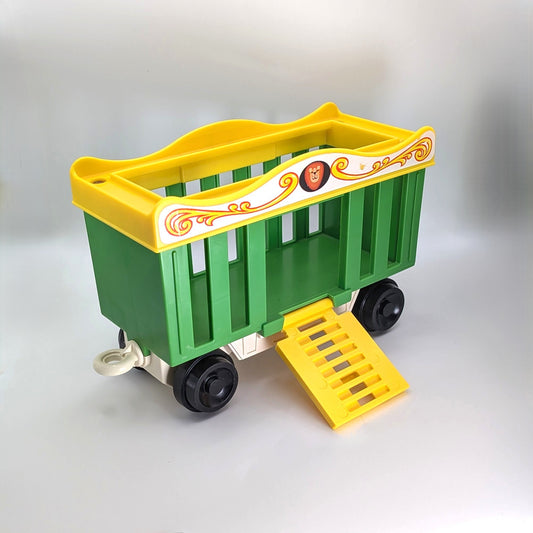 Train Cage Car Green/Yellow - Fisher Price Little People