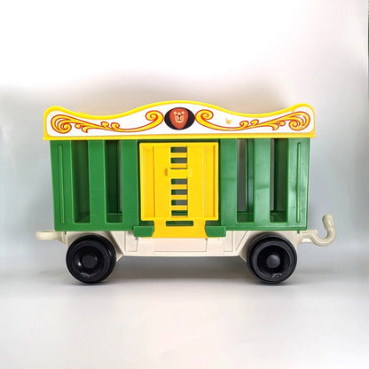Train Cage Car Green/Yellow - Fisher Price Little People