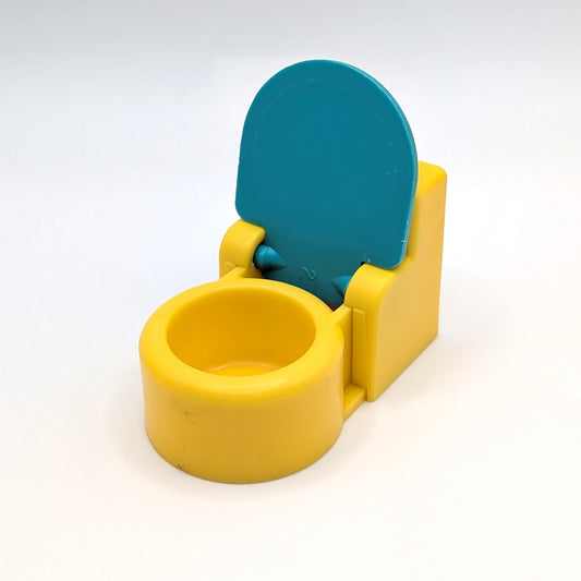Toilet Yellow/Blue - Fisher Price Little People