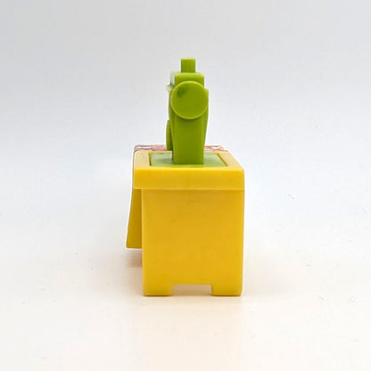 Sewing Machine - Yellow/Green with Replacement Sticker - Fisher Price Little People