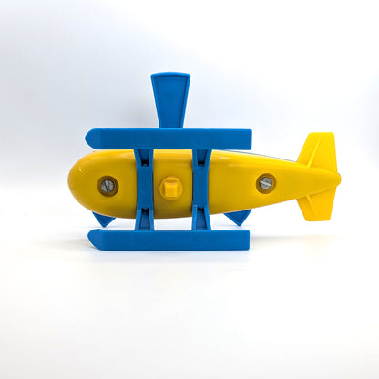 Helicopter Blue/Yellow - Fisher Price Little People