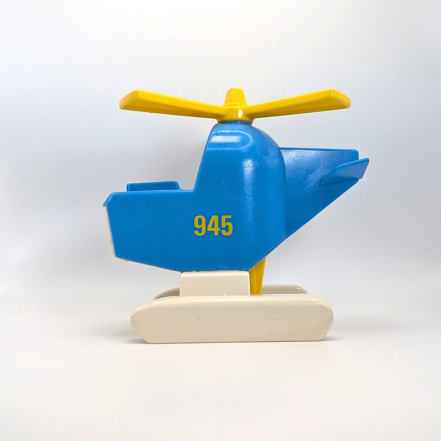 Helicopter Blue/White/Yellow - Fisher Price Little People