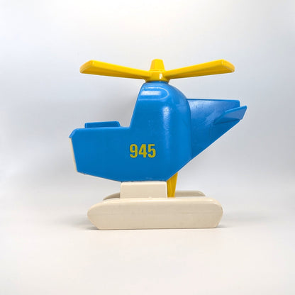 Helicopter Blue/White/Yellow - Fisher Price Little People
