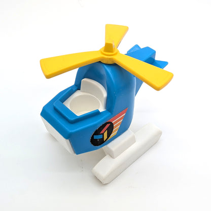 Helicopter Blue/White/Yellow - Fisher Price Little People