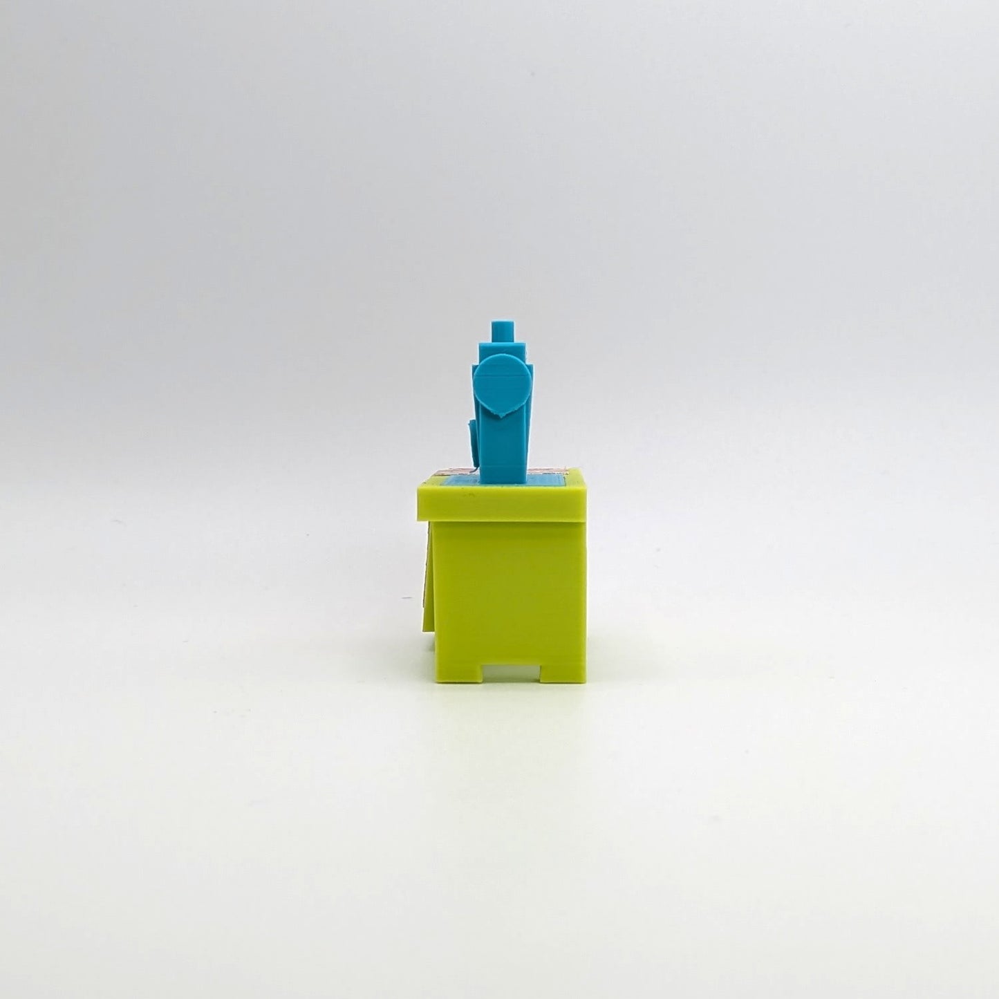 Sewing Machine 3D Printed Custom - Green/Turquoise - Compatible with Little People