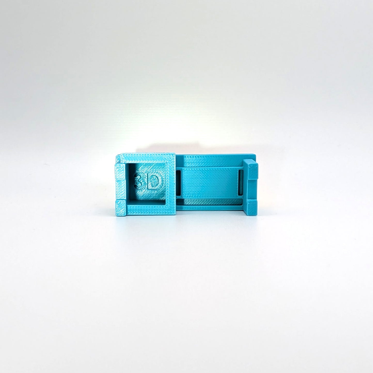 Sewing Machine 3D Printed Custom - Turquoise/Yellow - Compatible with Little People