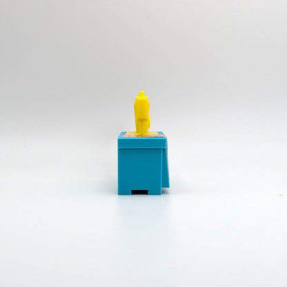 Sewing Machine 3D Printed Custom - Turquoise/Yellow - Compatible with Little People