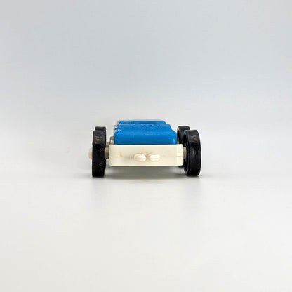 1-Seat Car Blue/White with Hitch - Fisher Price Little People