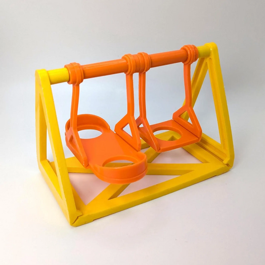 Swing Set Yellow/Orange - Fisher Price Little People