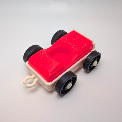 1-Seat Car Red/White with Hitch - Fisher Price Little People
