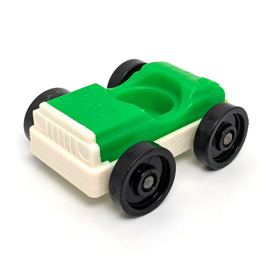 1-Seat Car Green/White - Fisher Price Little People