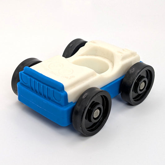 1-Seat Car White/Blue - Fisher Price Little People