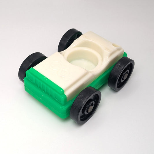1-Seat Car White/Green - Fisher Price Little People