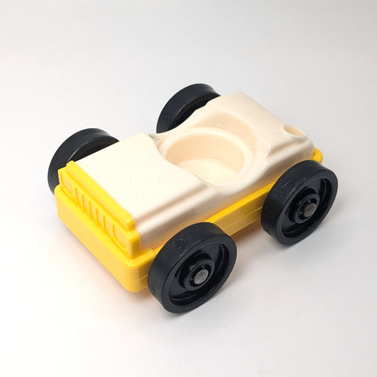 1-Seat Car White/Yellow - Fisher Price Little People