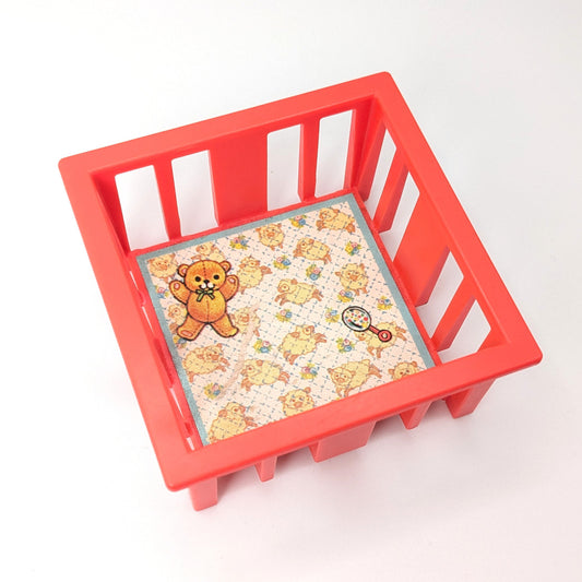 Playpen Crib Red - Fisher Price Little People