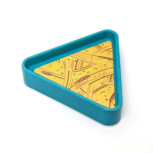 Feeding Tray - Blue Triangle | Straw - Fisher Price Little People