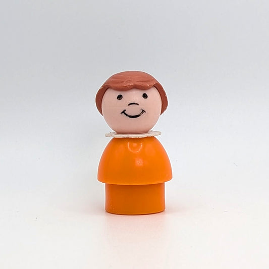 Girl - Orange Body | Brown Hair - Fisher Price Little People