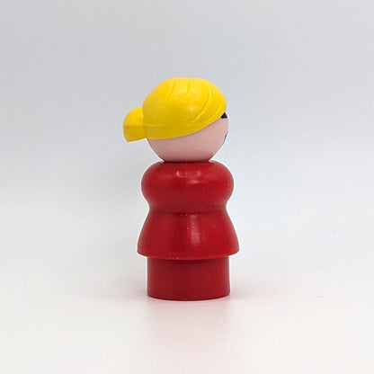 Woman - Red Body | Yellow Bun - Fisher Price Little People
