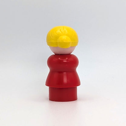 Woman - Red Body | Yellow Bun - Fisher Price Little People