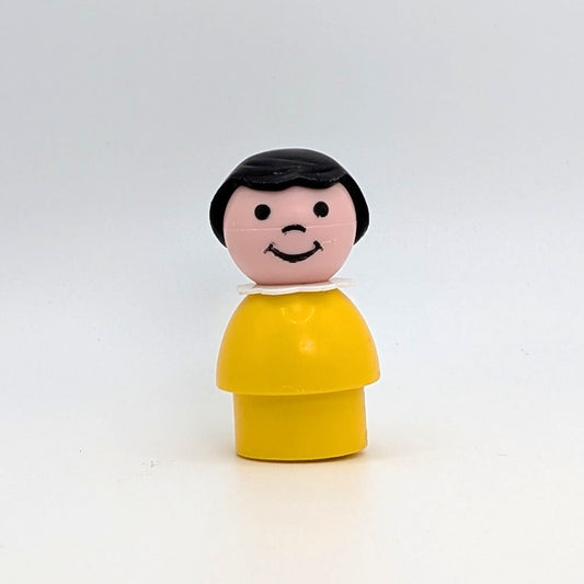 Girl - Yellow Body | Black Hair - Fisher Price Little People