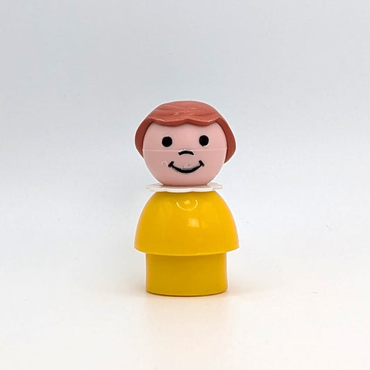 Girl - Yellow Body | Brown Hair - Fisher Price Little People