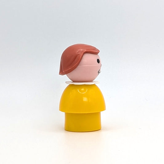 Girl - Yellow Body | Brown Hair - Fisher Price Little People