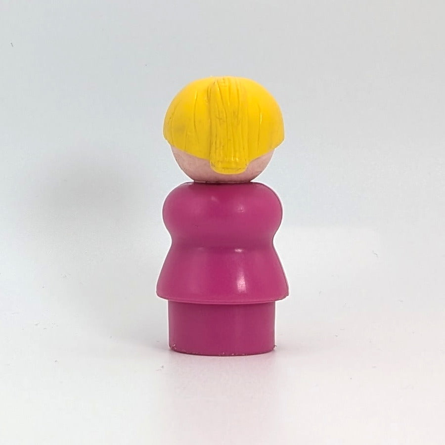 Woman - Pink Body | Yellow Ponytail - Fisher Price Little People