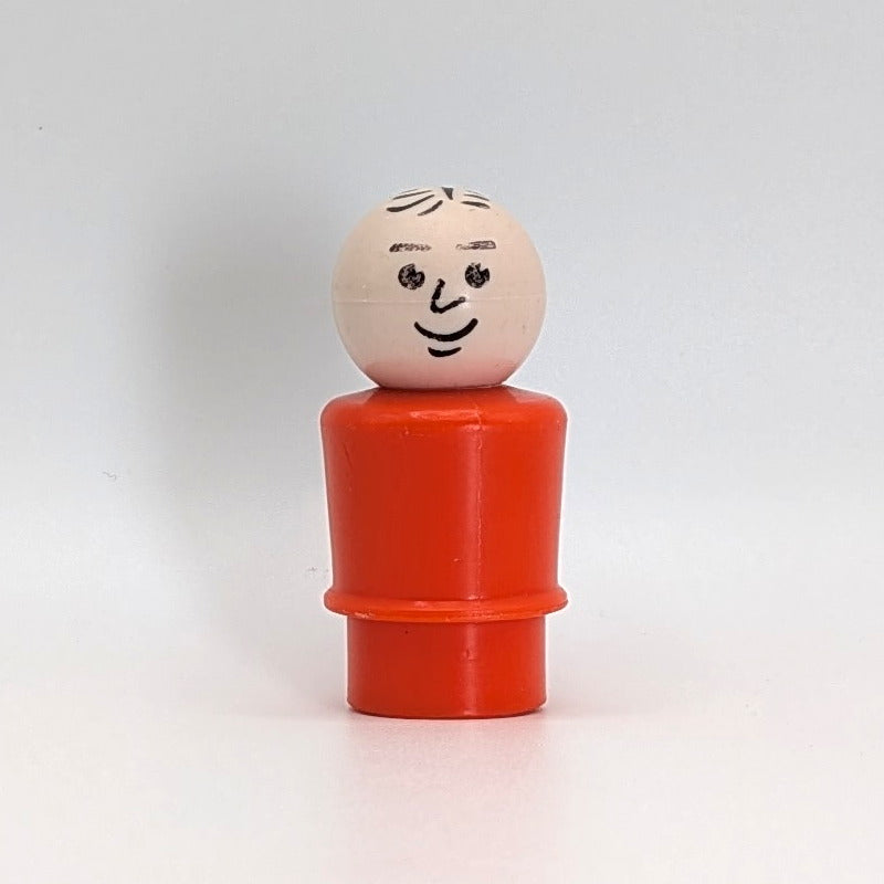 Man - Orange Body | Stamped Hair - Fisher Price Little People