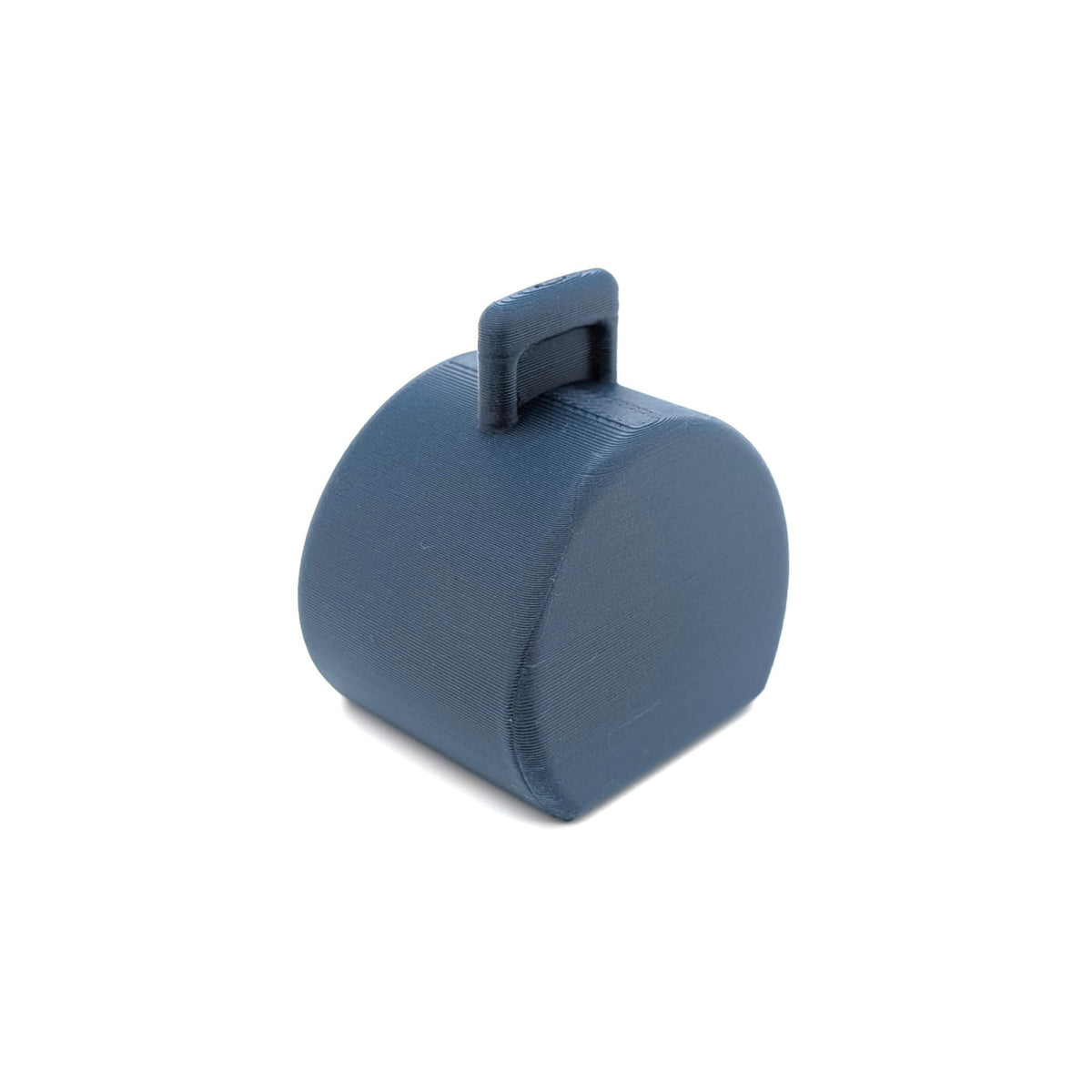 Suitcase Hatbox Dark Blue 3D Printed Custom - Compatible with Little People