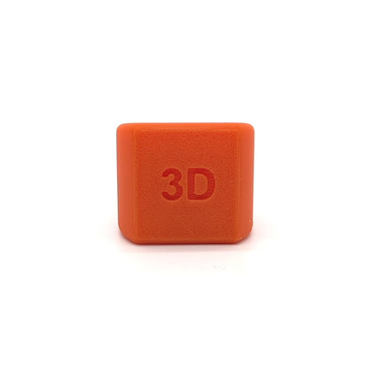 Suitcase Hatbox Orange 3D Printed Custom - Compatible with Little People