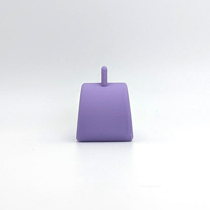 Suitcase Hatbox Purple 3D Printed Custom - Compatible with Little People