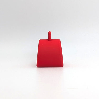 Suitcase Hatbox Red 3D Printed Custom - Compatible with Little People