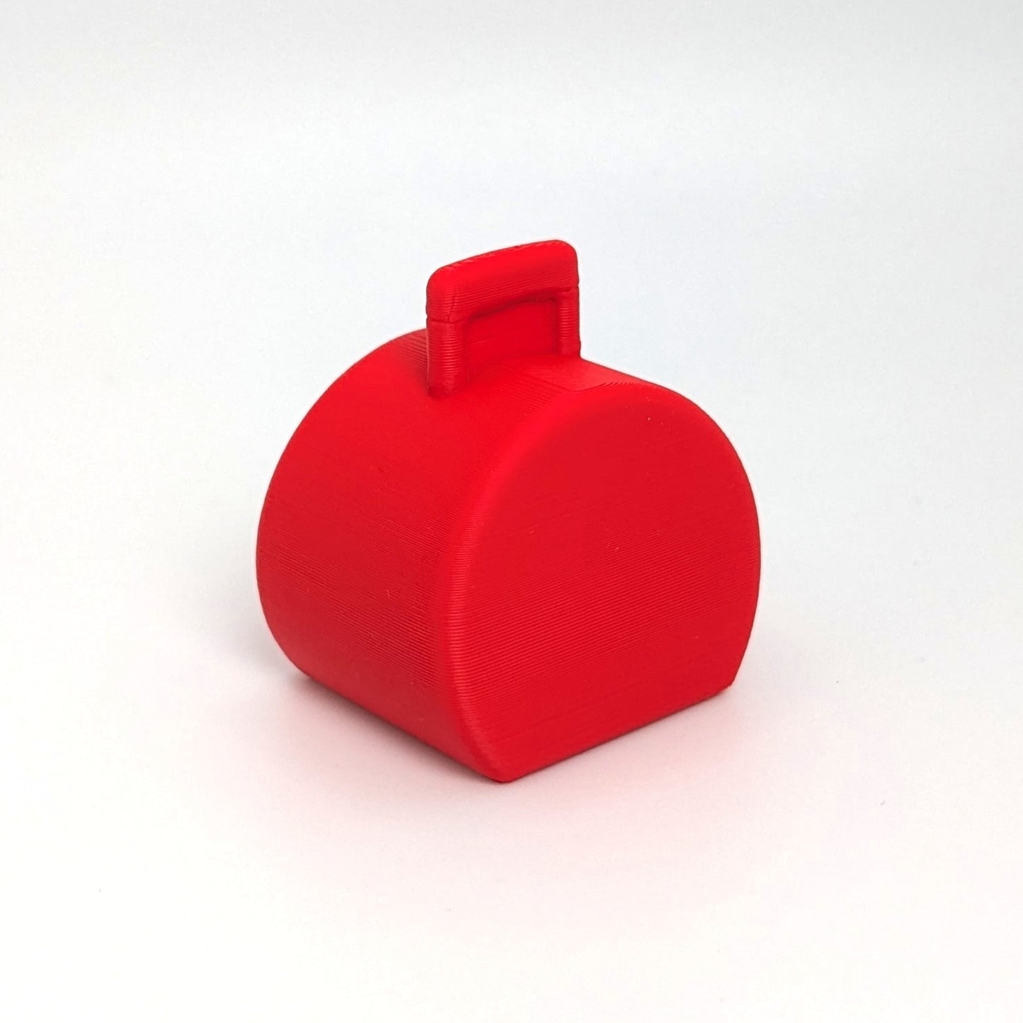 Suitcase Hatbox Red 3D Printed Replica - Fisher Price Little People