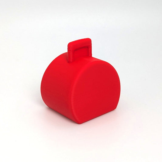 Suitcase Hatbox Red 3D Printed Replica - Fisher Price Little People