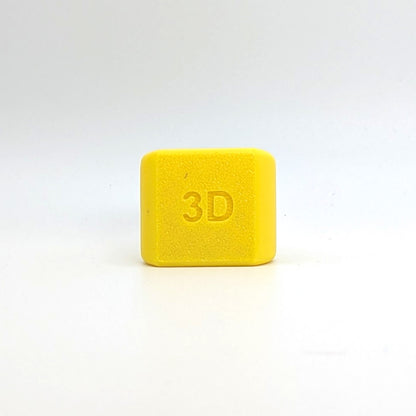 Suitcase Hatbox Yellow 3D Printed Custom - Compatible with Little People