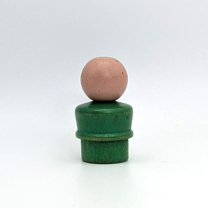 Boy -  Green Wood Body | Wood Head - Fisher Price Little People