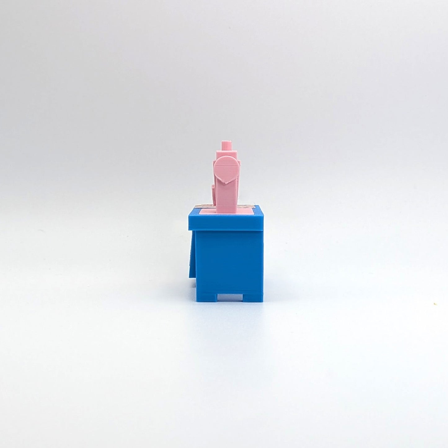 Sewing Machine 3D Printed Custom - Blue/Pink - Compatible with Little People