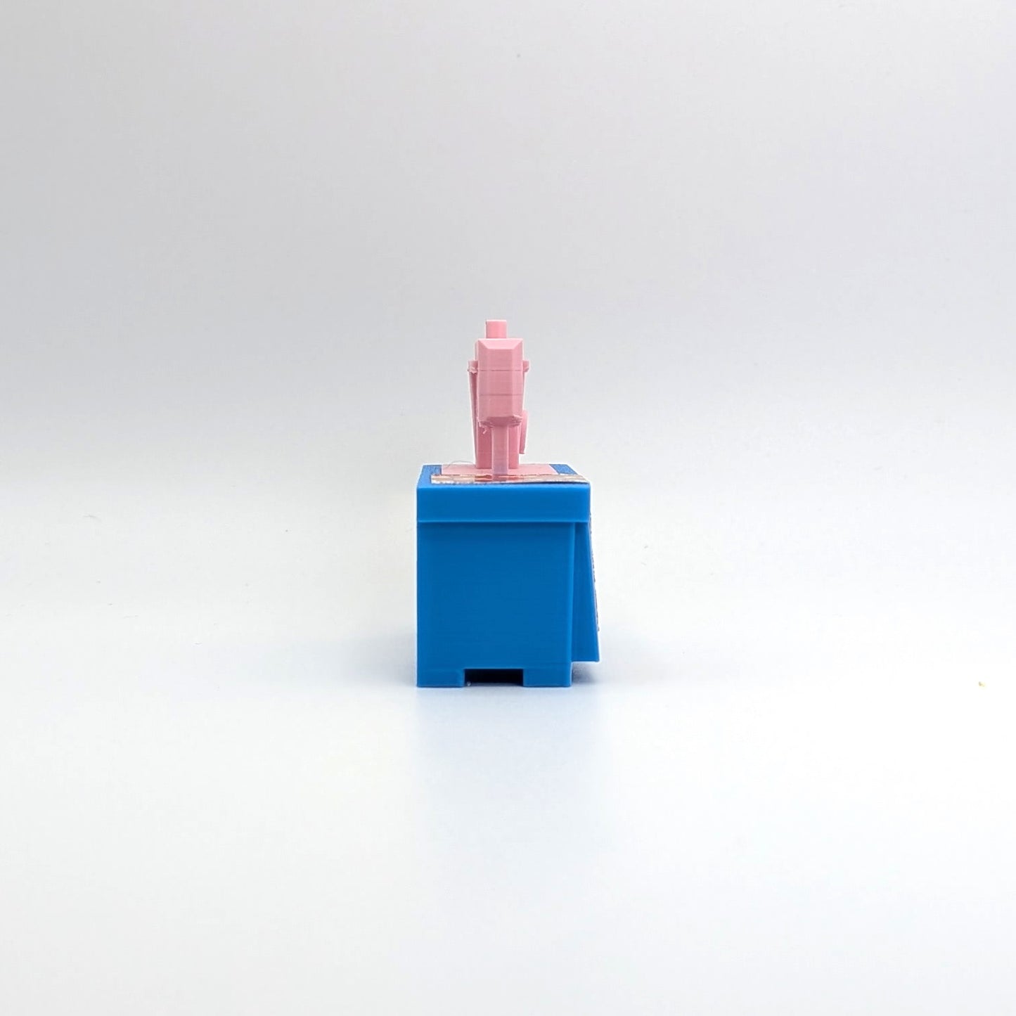 Sewing Machine 3D Printed Custom - Blue/Pink - Compatible with Little People