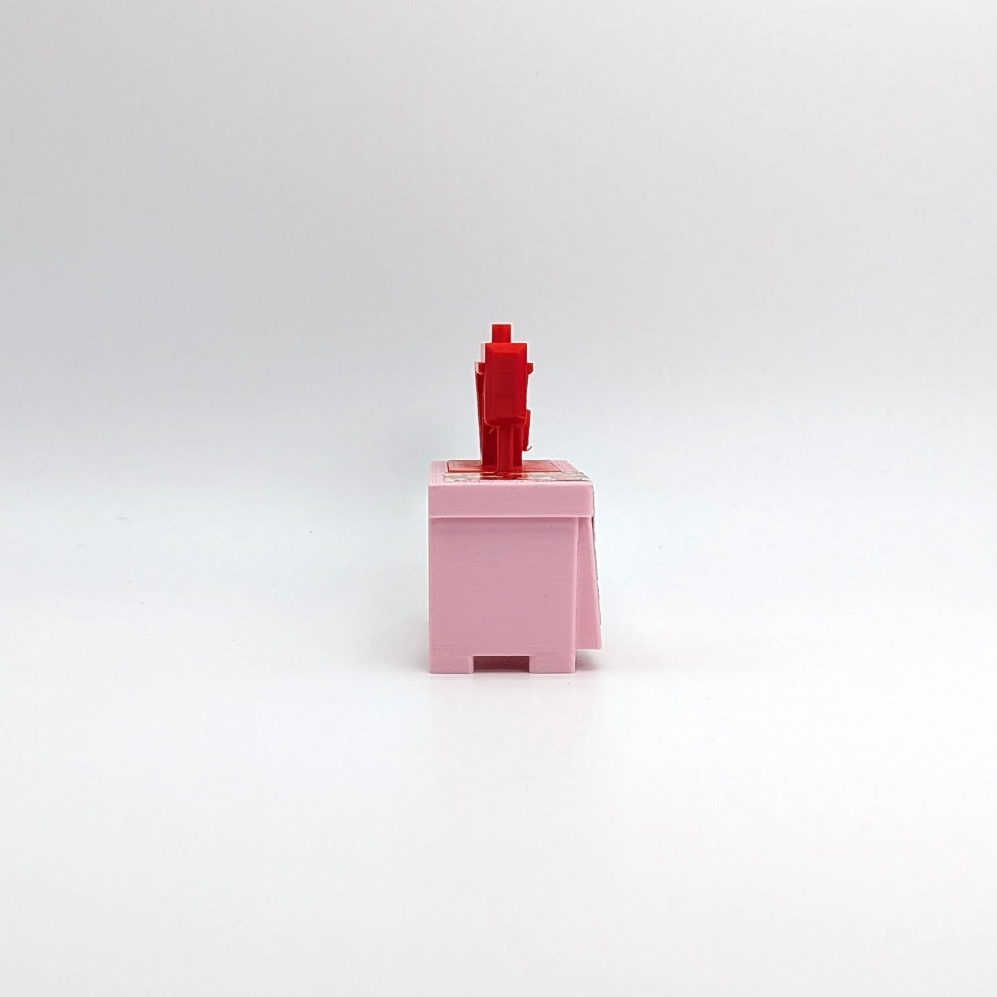 Sewing Machine 3D Printed Custom - Pink/Red - Compatible with Little People
